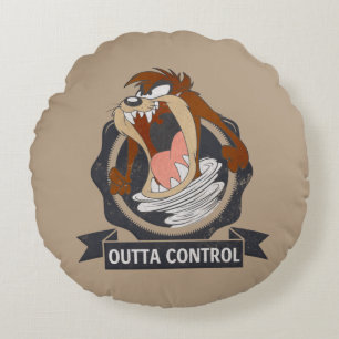 TAZ™ Outta Control Round Pillow