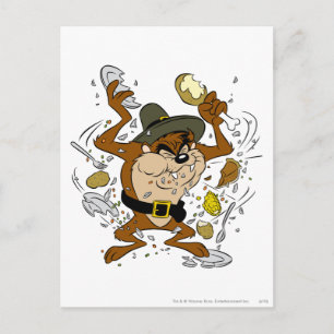 TAZ™ Plowing Down Postcard