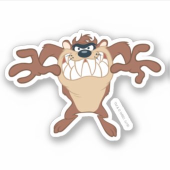 TAZ™ posing Sticker | Zazzle