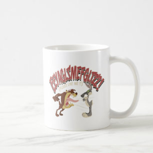 TAZ™ Shouting at BUGS BUNNY™ "Please Like Me?" Coffee Mug