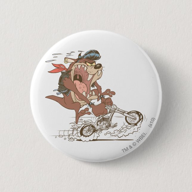 TAZ™ Slick Hog Pinback Button (Front)