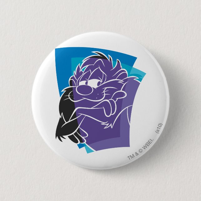 TAZ™ Smug Pinback Button (Front)