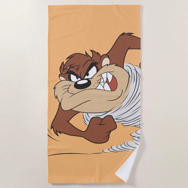 TAZ™ spinning fast Beach Towel | Zazzle TAZ™ spinning fast Beach Towel | Zazzle