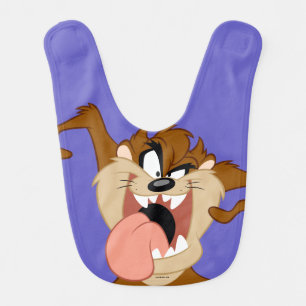 TAZ™ Sticking His Tongue Out Baby Bib
