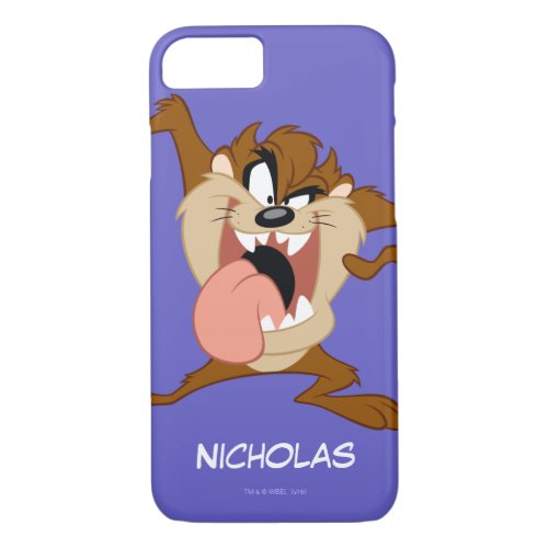 TAZ  Sticking His Tongue Out iPhone 87 Case