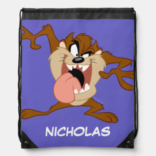 TAZ™ Sticking His Tongue Out Drawstring Bag