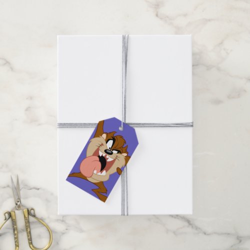 TAZ  Sticking His Tongue Out Gift Tags