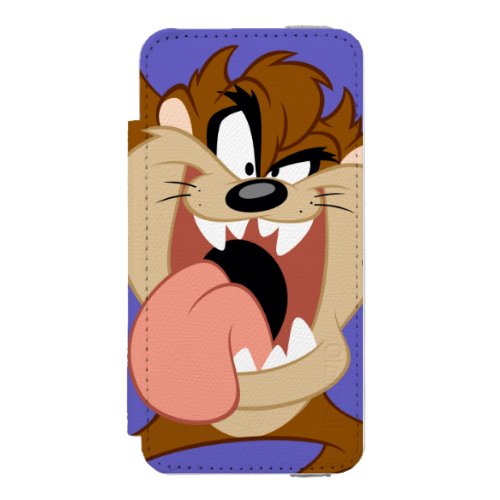 TAZ  Sticking His Tongue Out iPhone SE55s Wallet Case