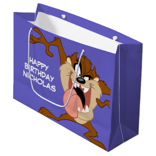 TAZ™ Sticking His Tongue Out Large Gift Bag