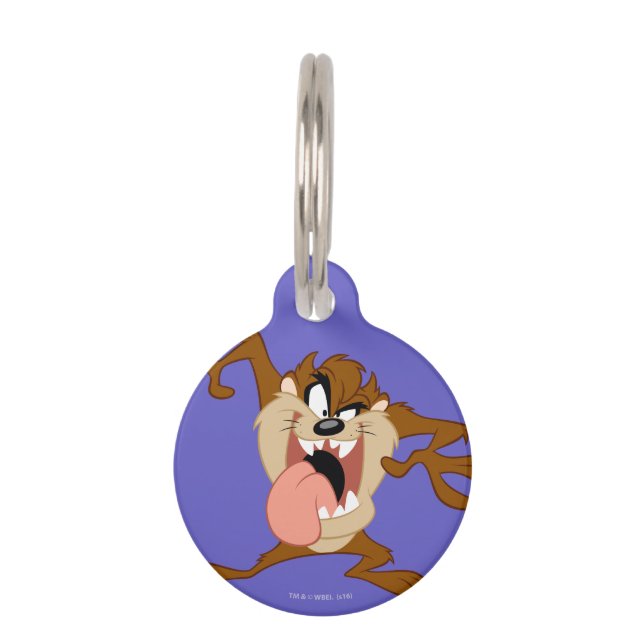 TAZ™ | Sticking His Tongue Out Pet ID Tag (Front)