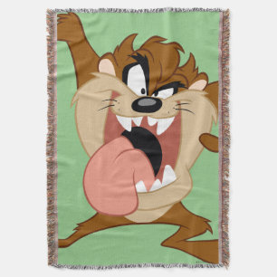 TAZ™ Sticking His Tongue Out Throw Blanket