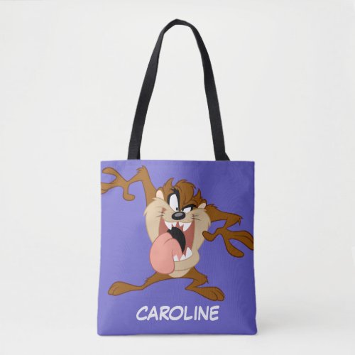 TAZ  Sticking His Tongue Out Tote Bag