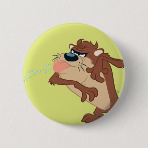 TAZ™ sticking out his tongue Pinback Button