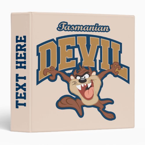 TAZâ Tasmanian Devil Patch Binder