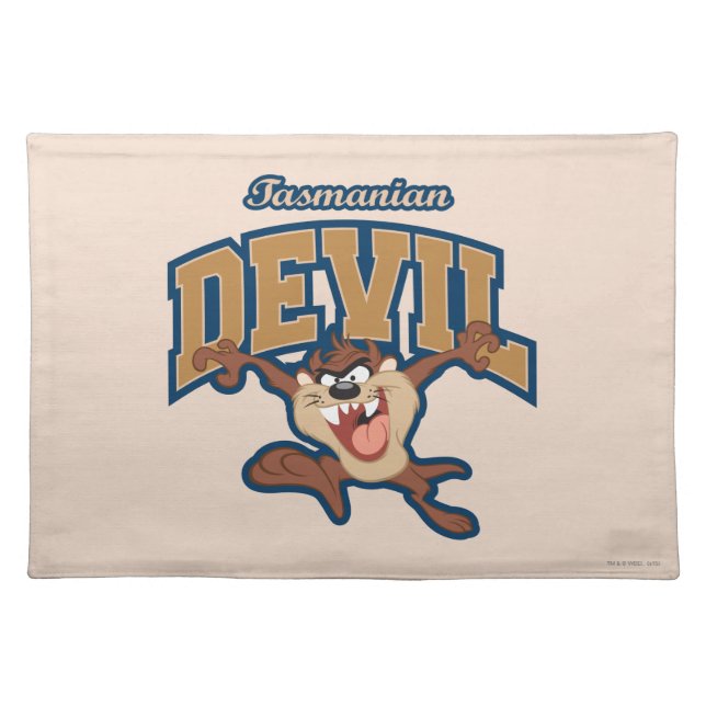 TAZ™ Tasmanian Devil Patch Cloth Placemat (Front)