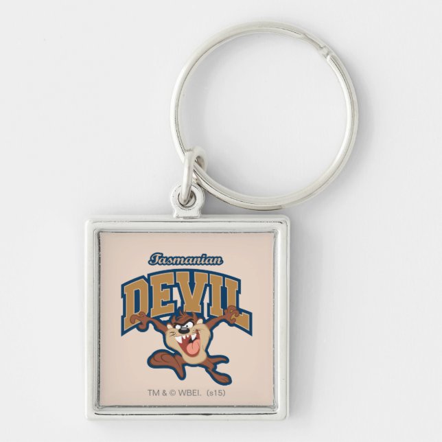 TAZ™ Tasmanian Devil Patch Keychain (Front)