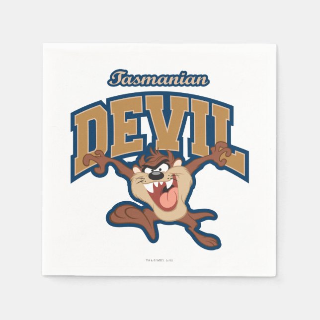 TAZ™ Tasmanian Devil Patch Napkins (Front)