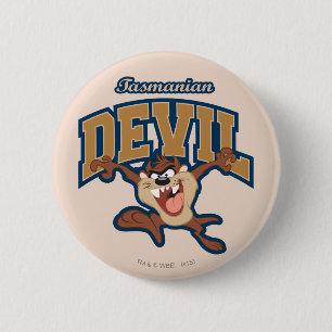 TAZ™ Tasmanian Devil Patch Pinback Button