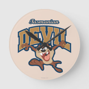 TAZ™ Tasmanian Devil Patch Round Clock