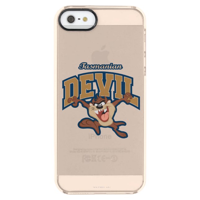 TAZ™ Tasmanian Devil Patch Uncommon iPhone Case (Back)