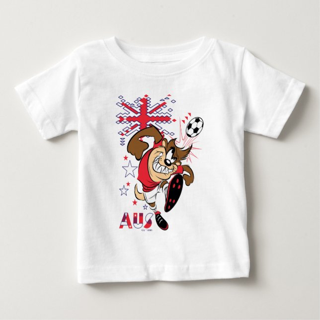 TAZ™ Team Australia Soccer Graphic Baby T-Shirt (Front)