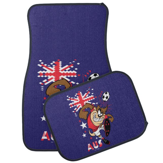 TAZ™ Team Australia Soccer Graphic Car Floor Mat (Set)