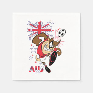 TAZ™ Team Australia Soccer Graphic Napkins