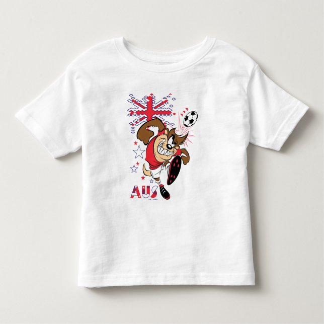 TAZ™ Team Australia Soccer Graphic Toddler T-shirt (Front)