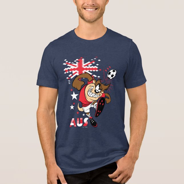 TAZ™ Team Australia Soccer Graphic Tri-Blend Shirt (Front)