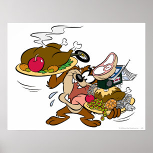 TAZ™ Thanksgiving Plates Poster