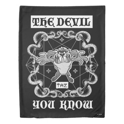 TAZ The Devil You Know Duvet Cover