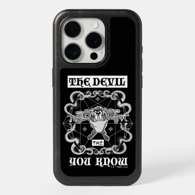 TAZ™ The Devil You Know iPhone 15 Pro Case (Back)