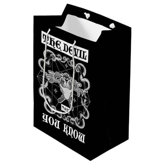 TAZ™ The Devil You Know Medium Gift Bag (Front Angled)