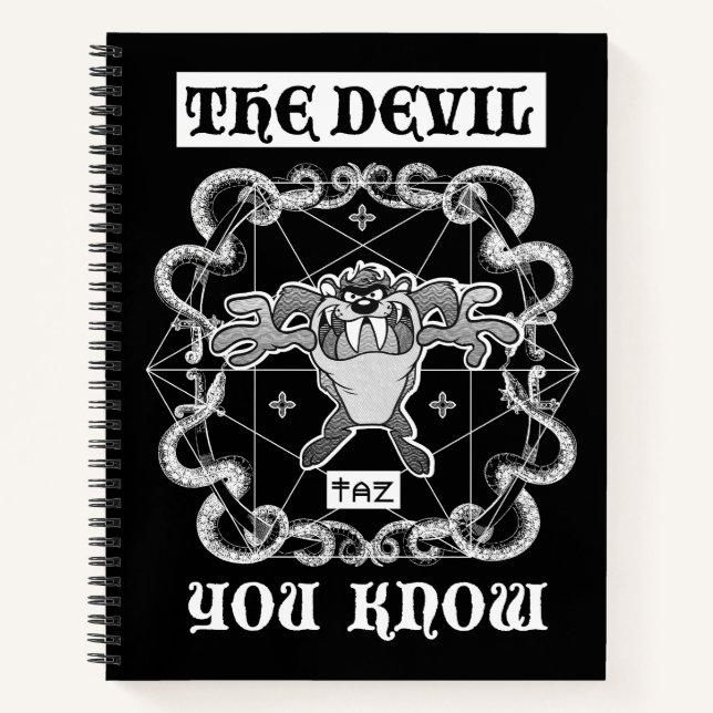 TAZ™ The Devil You Know Notebook (Front)