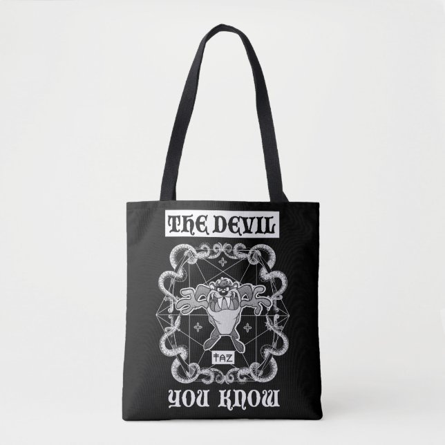 TAZ™ The Devil You Know Tote Bag (Front)