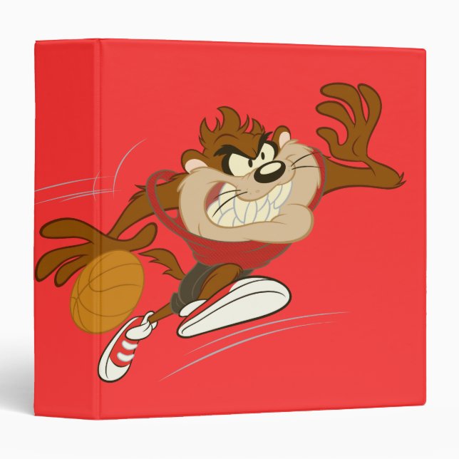 TAZ™ the Dribbling Cyclone 3 Ring Binder (Front/Spine)