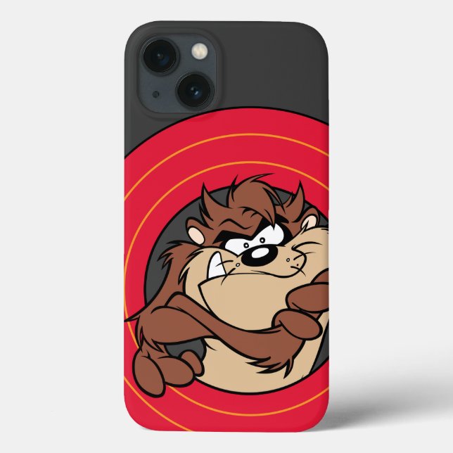 TAZ™ Through LOONEY TUNES™ Circles Case-Mate iPhone Case (Back)
