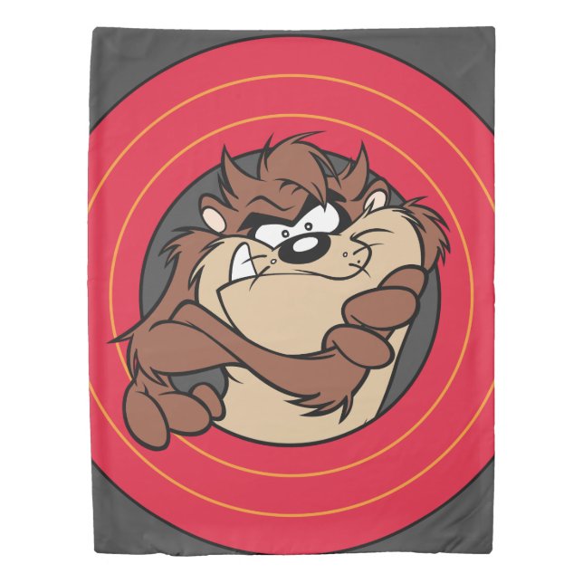 TAZ™ Through LOONEY TUNES™ Circles Duvet Cover (Front)