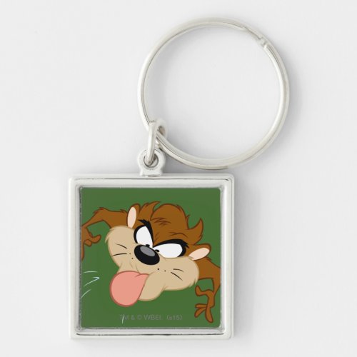 TAZâ Tongue Out Keychain