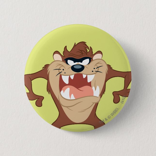 TAZ™ Toothy Grin Button (Front)