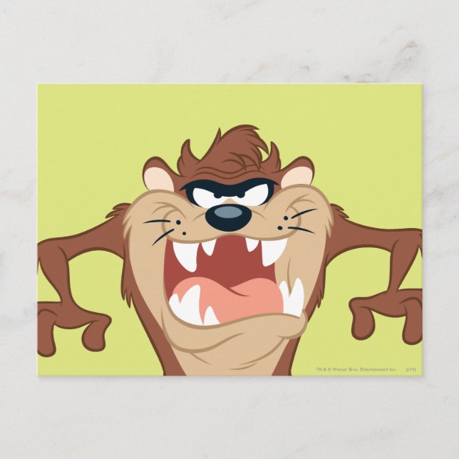 TAZ™ Toothy Grin Postcard (Front)