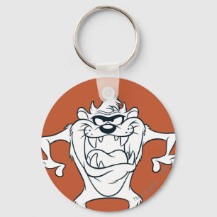TAZ™ Toothy Grin Sketch Keychain