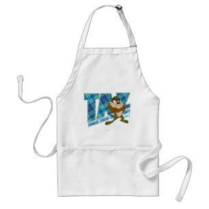 TAZ™ Tornado Terror Plaid Adult Apron