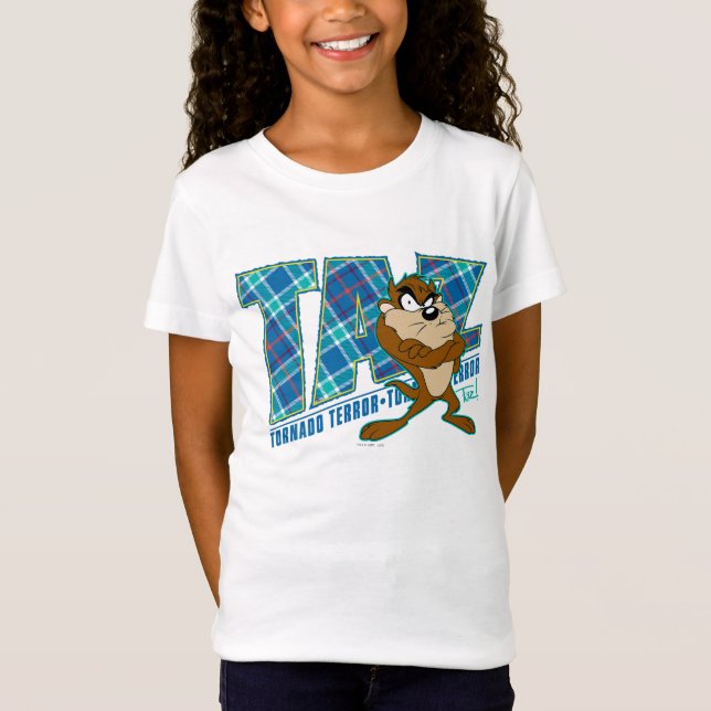 TAZ™ Tornado Terror Plaid T-Shirt (Front)