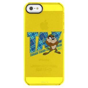 TAZ™ Tornado Terror Plaid Clear iPhone SE/5/5s Case