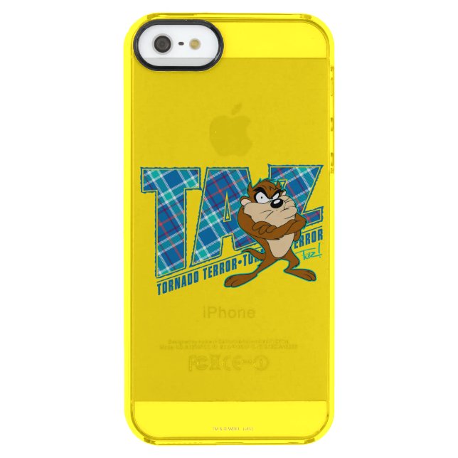 TAZ™ Tornado Terror Plaid Uncommon iPhone Case (Back)