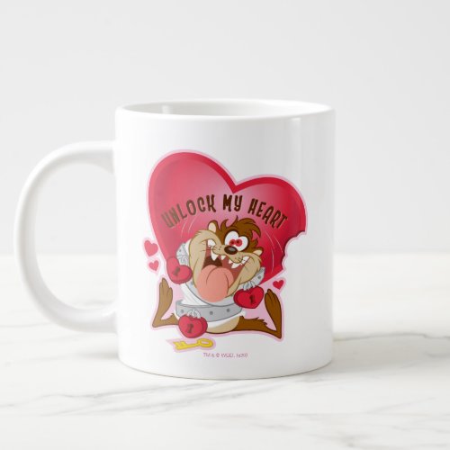 TAZ _ Unlock My Heart Giant Coffee Mug