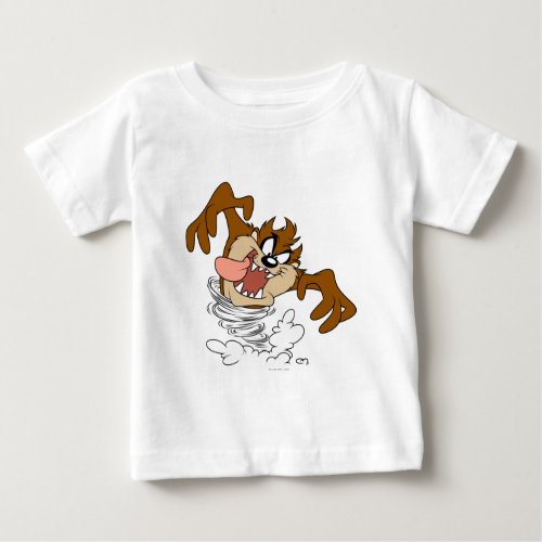 TAZ Whirling Tornado Baby T_Shirt