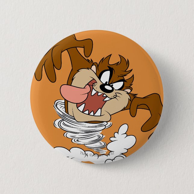 TAZ™ Whirling Tornado Button (Front)