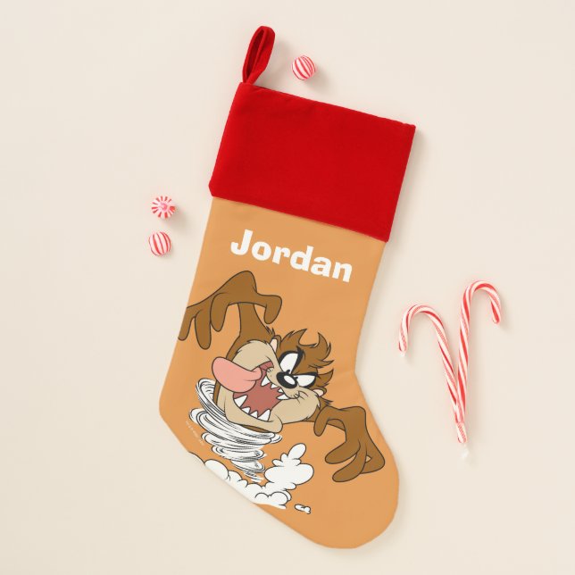 TAZ™ Whirling Tornado Christmas Stocking (Front)